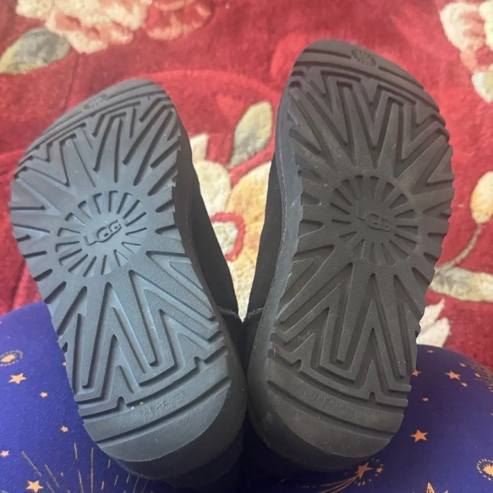 UGG Black Suede Footwear